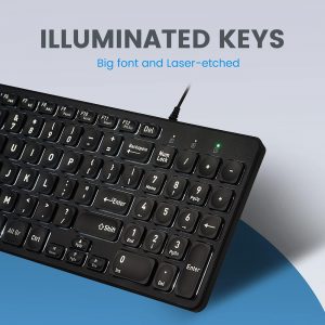 Wired Backlit USB Keyboard - Image 5